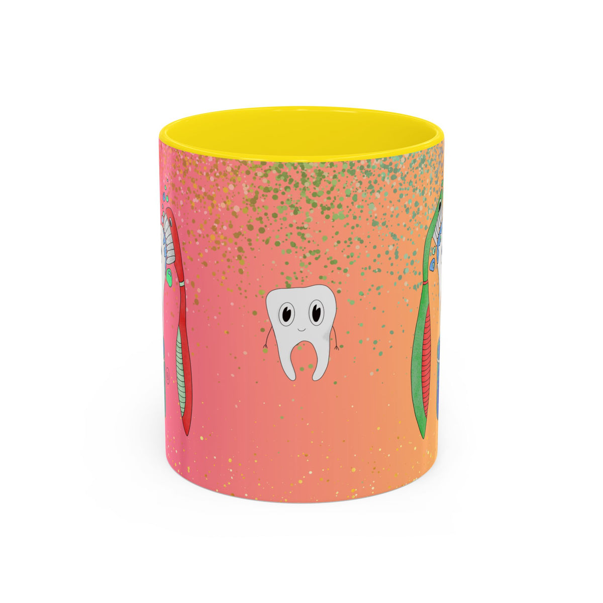 Brush and Floss Ceramic Mug