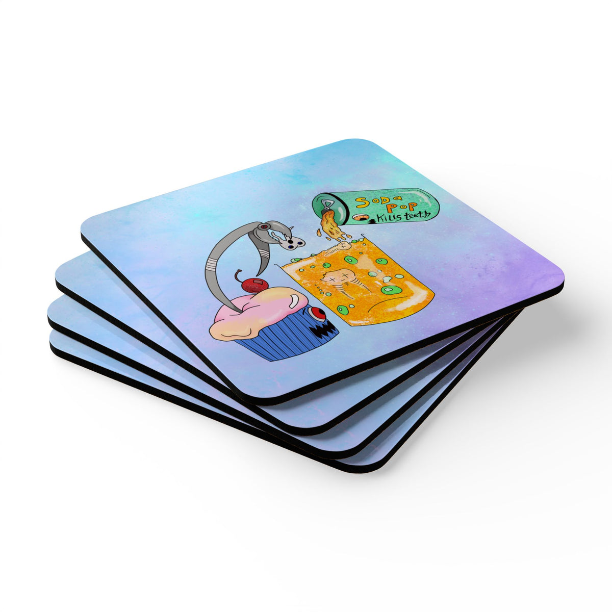 Acid Erosion Coaster Set