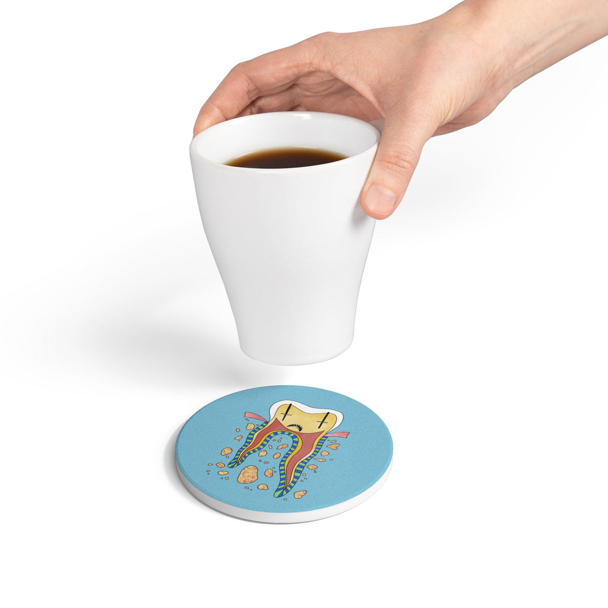 Cross Section Ceramic Coaster