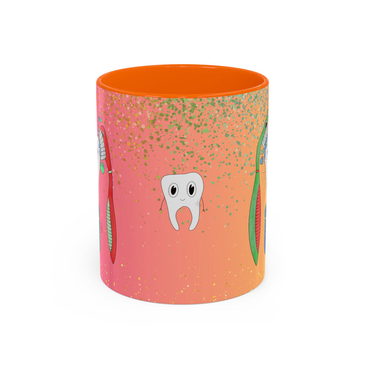 Brush and Floss Ceramic Mug