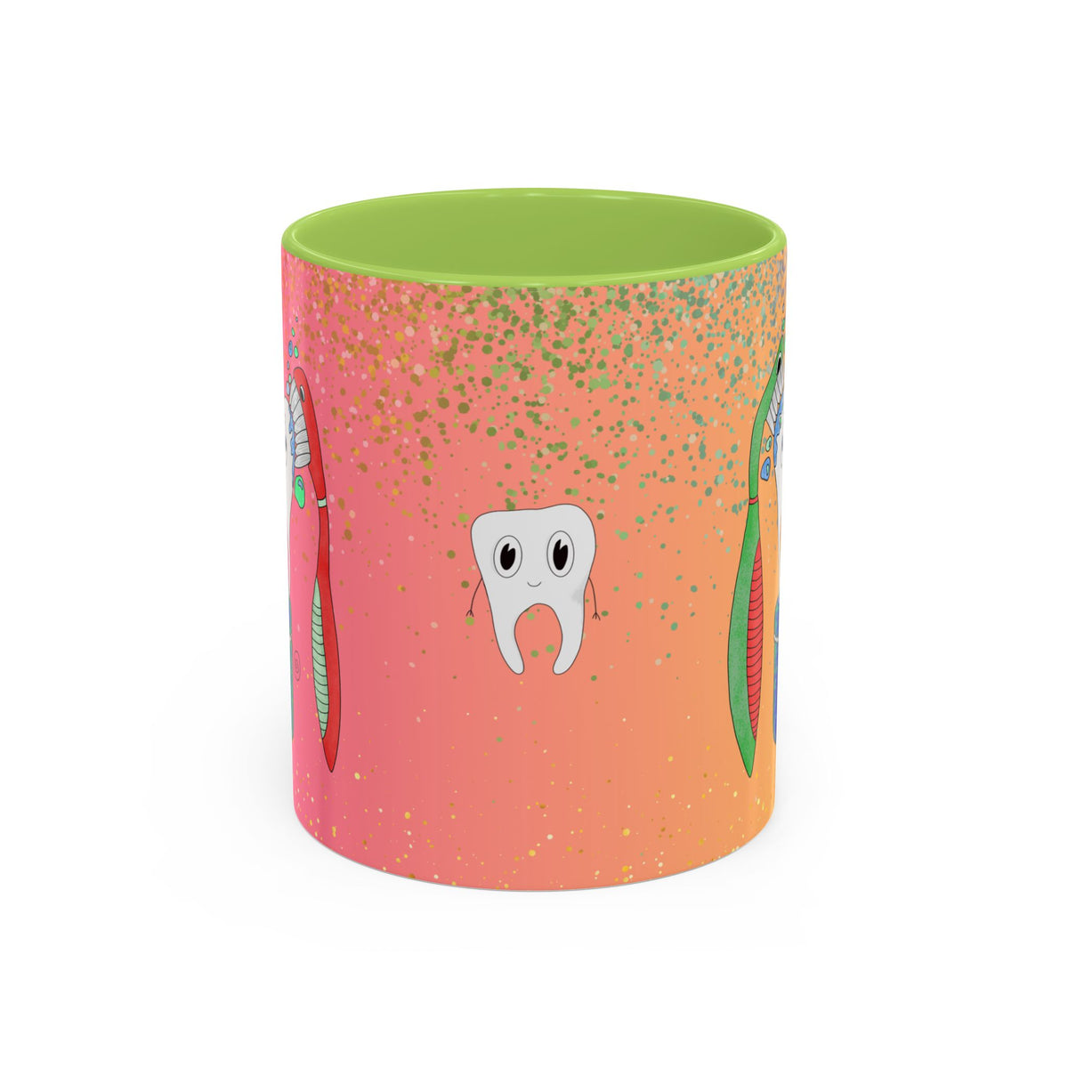 Brush and Floss Ceramic Mug
