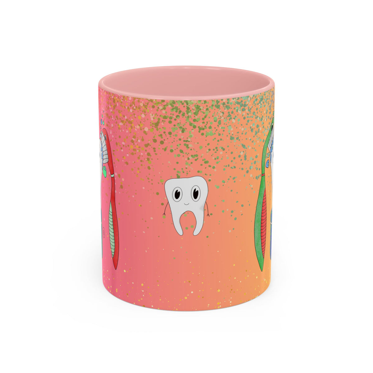 Brush and Floss Ceramic Mug