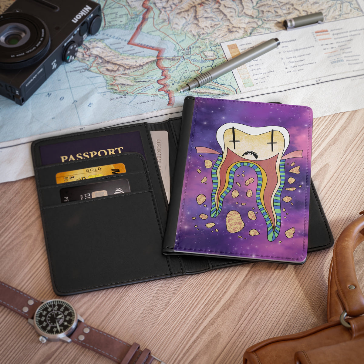 Cross Section Passport Holder