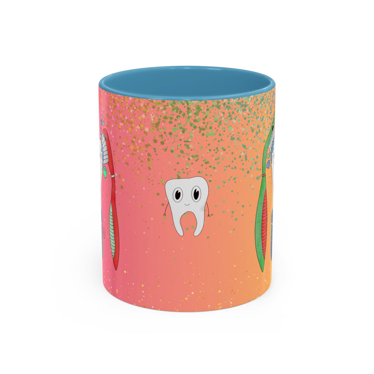 Brush and Floss Ceramic Mug