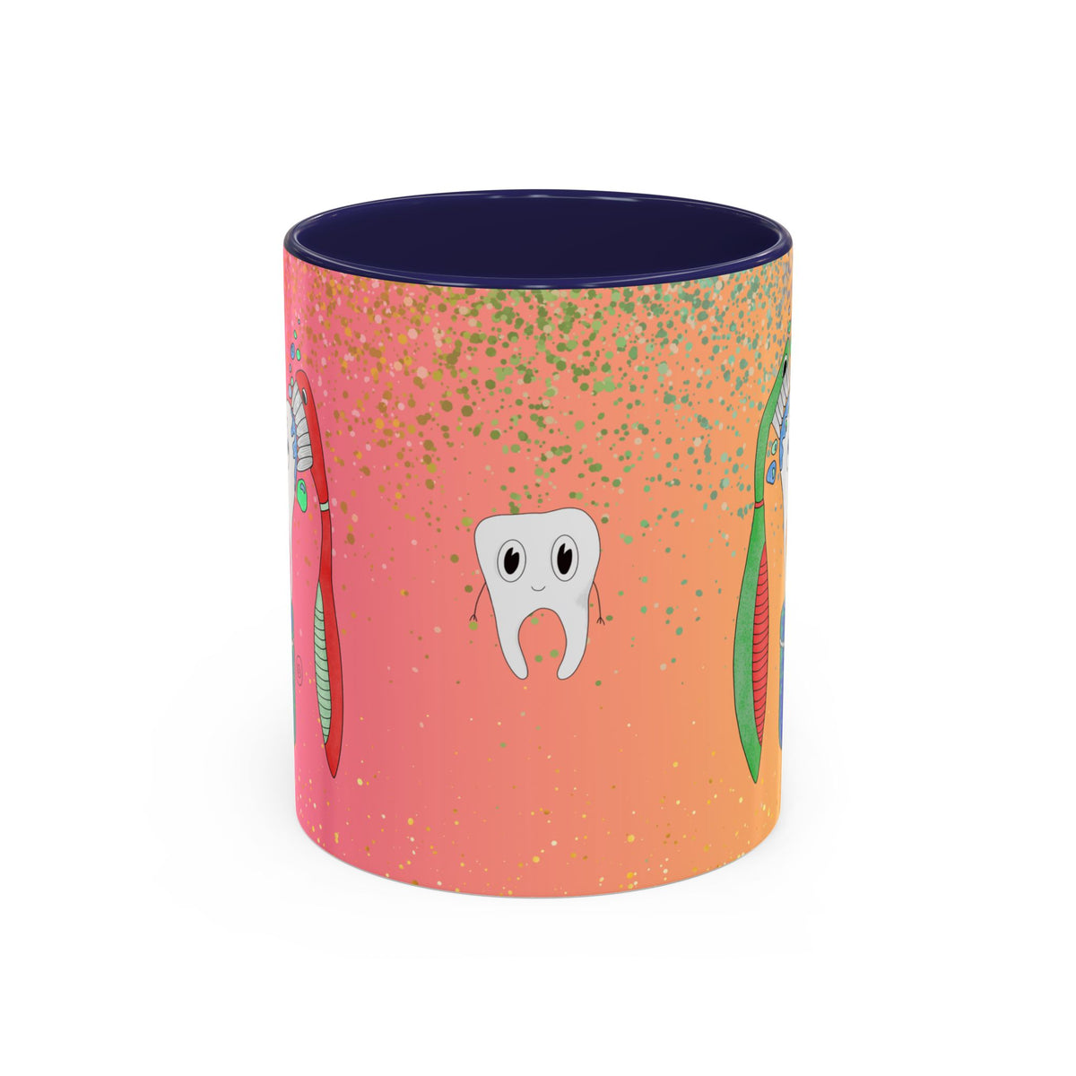 Brush and Floss Ceramic Mug