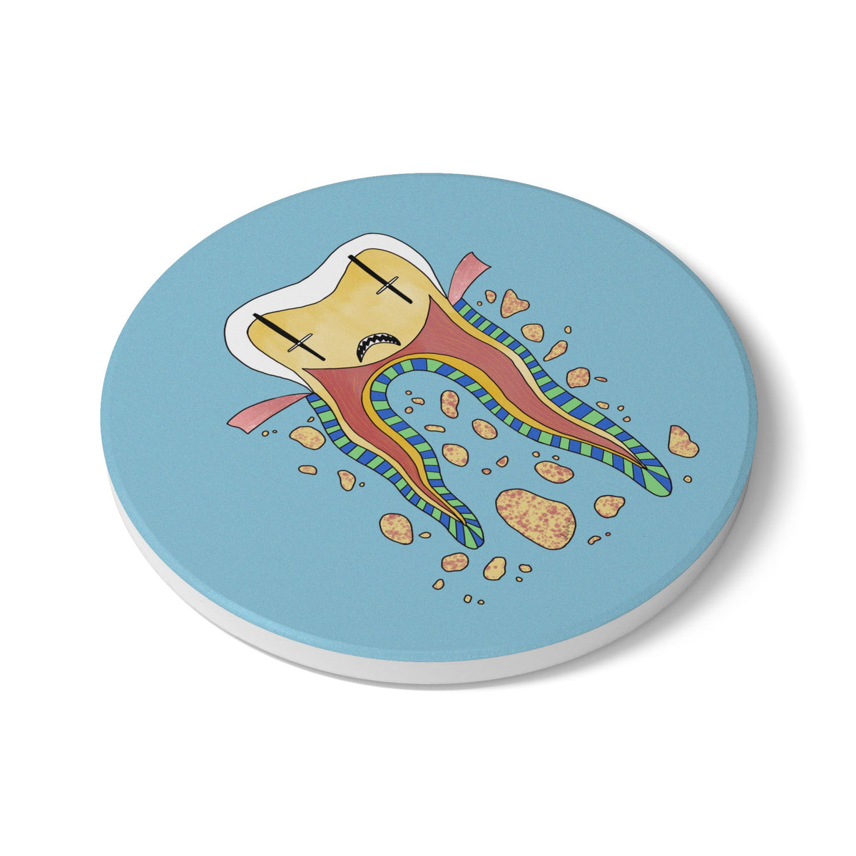 Cross Section Ceramic Coaster