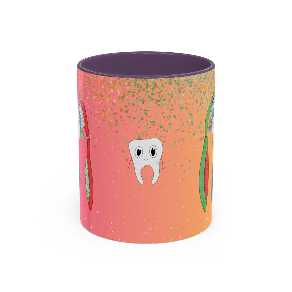 Brush and Floss Ceramic Mug