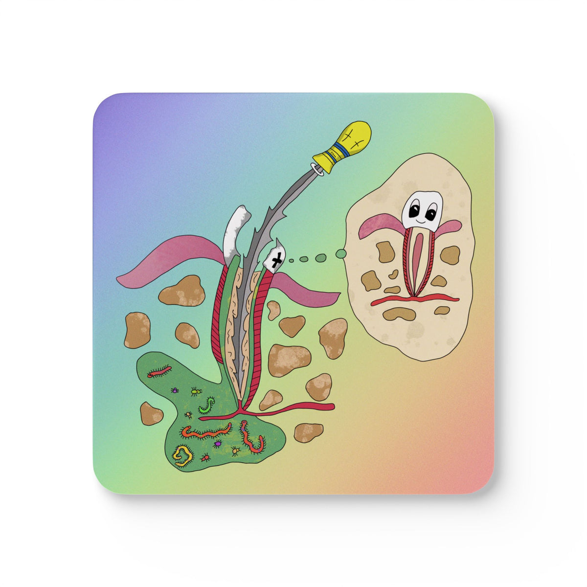 Root Treatment Coaster Set