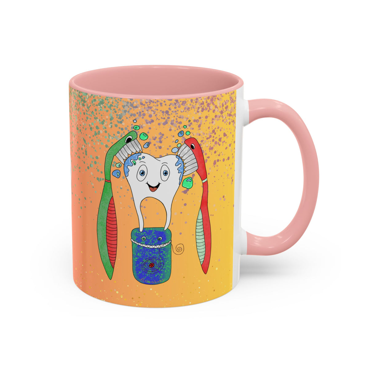 Brush and Floss Ceramic Mug