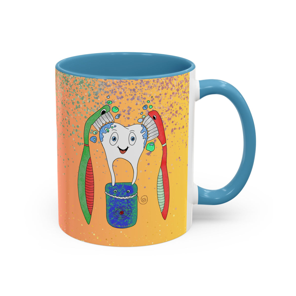 Brush and Floss Ceramic Mug