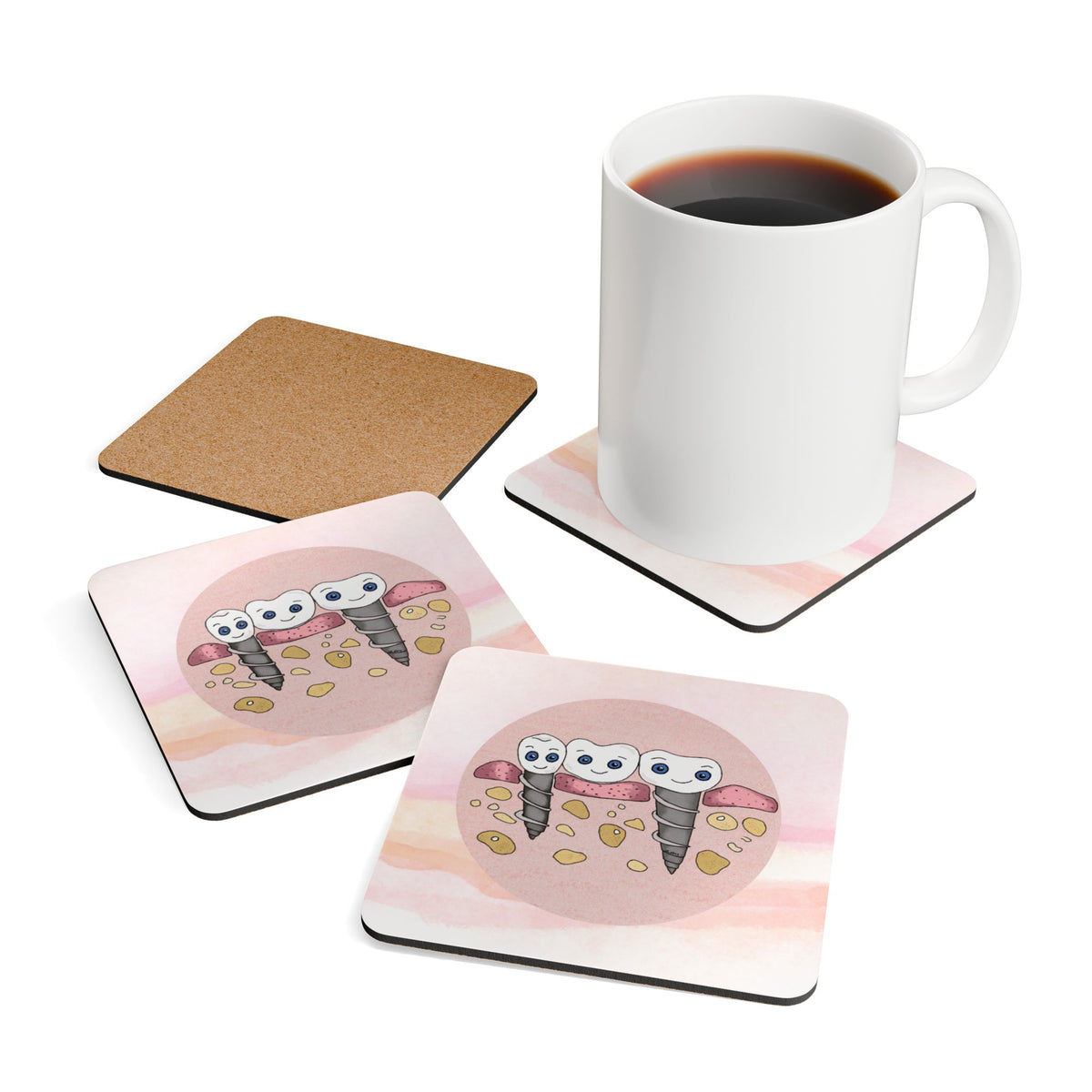 Implant Bridge Coaster Set