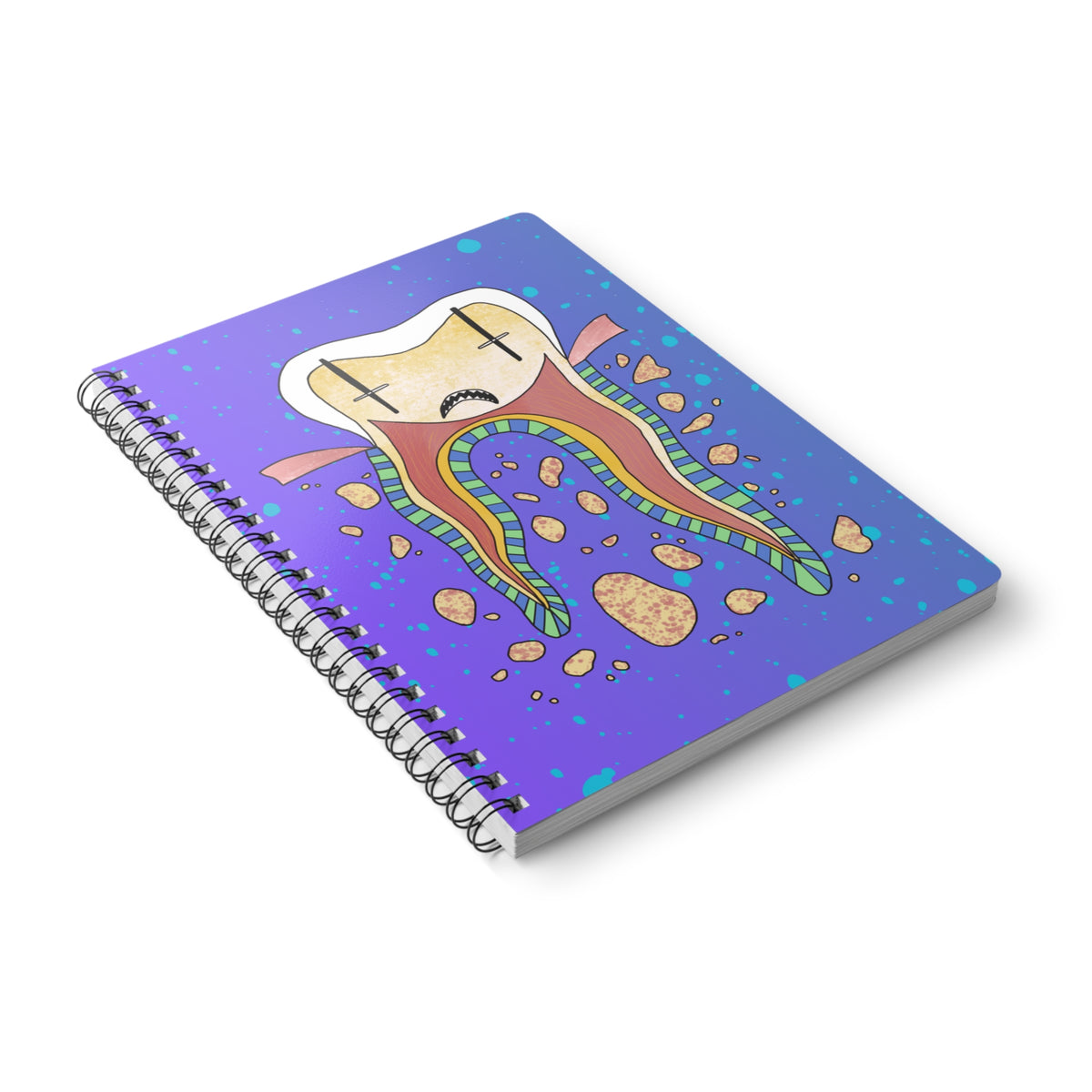 Tooth Cross Section A5 Notebook