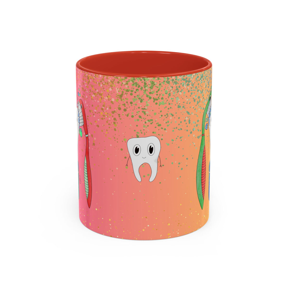 Brush and Floss Ceramic Mug