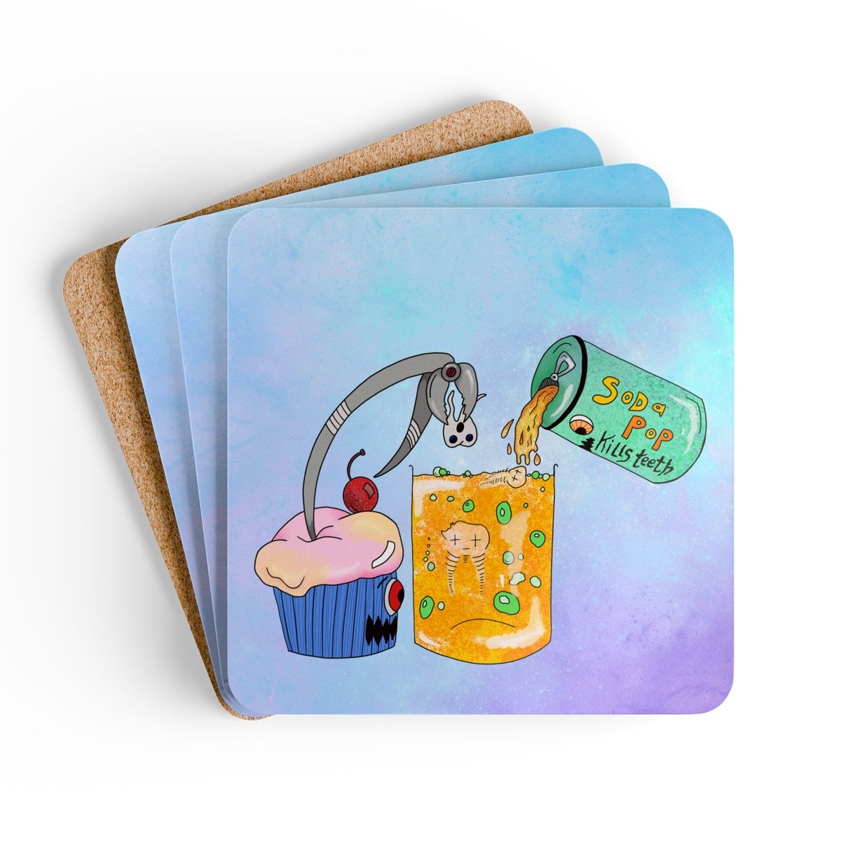 Acid Erosion Coaster Set